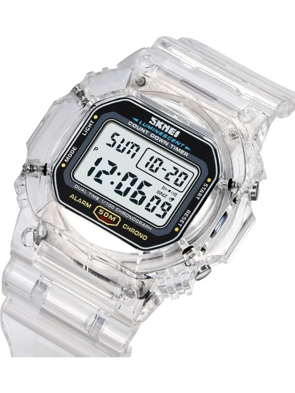 Men's Military Digital Sports Watch - 50M Water Resistant Unisex Timepiece